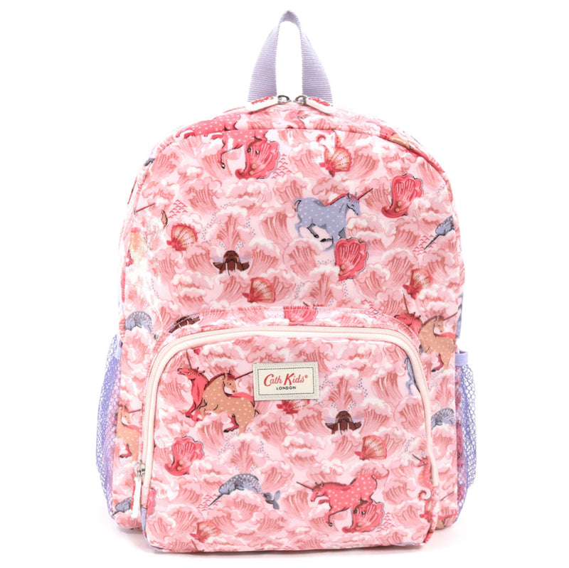 Cath Kidston キャスキッドソン キッズリュック 106502518878102 KIDS CLASSIC LARGE BACKPACK WITH MESH POCKET Unicorn Waves [並行輸入商品]