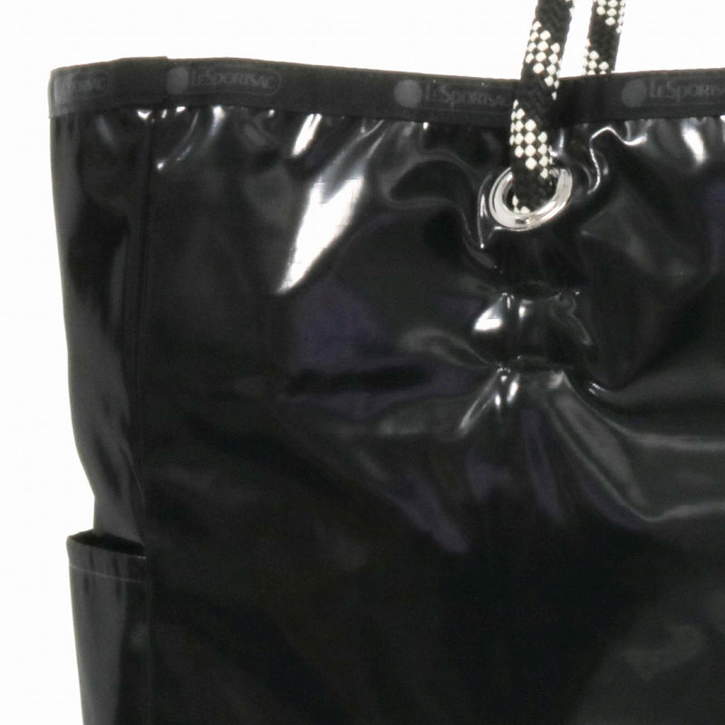 LeSportsac レスポートサック トートバッグ 1113 LARGE 2 WAY TOTE C503 BLACK/ PEARL SHINE