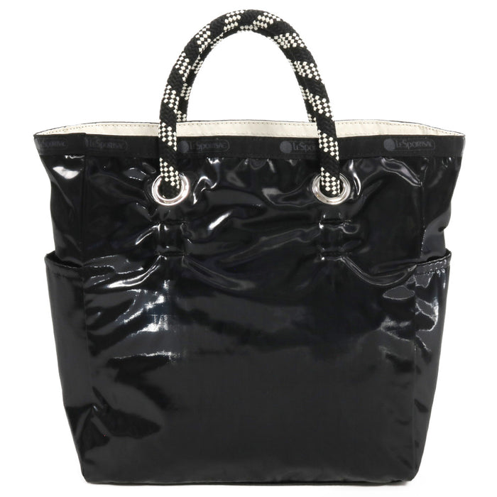 LeSportsac レスポートサック トートバッグ 1114 MEDIUM 2 WAY TOTE C503 BLACK/ PEARL SHINE