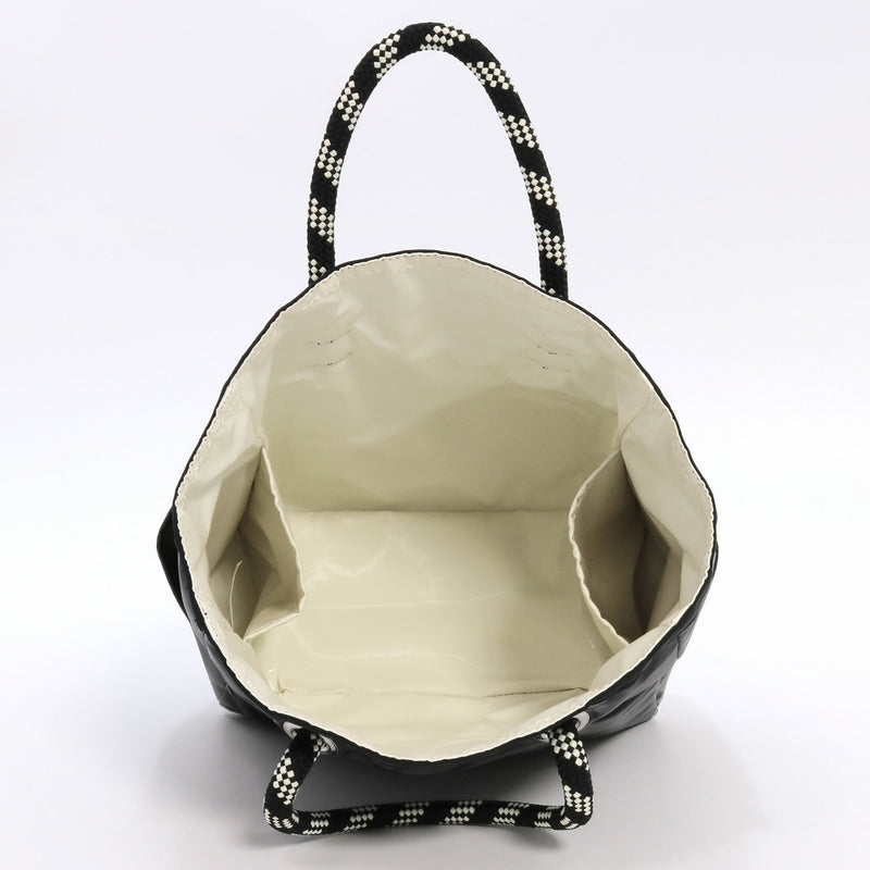 LeSportsac レスポートサック トートバッグ 1114 MEDIUM 2 WAY TOTE C503 BLACK/ PEARL SHINE
