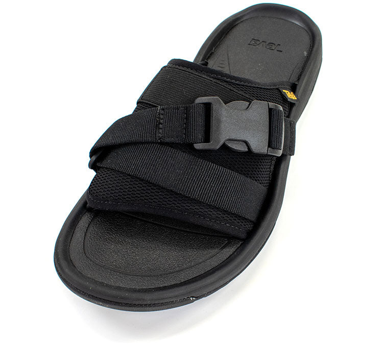 テバ ハリケーン ヴァージ スライド サンダル メンズ シューズ ブラック TEVA Hurricane Verge Slide 1136230-BLK