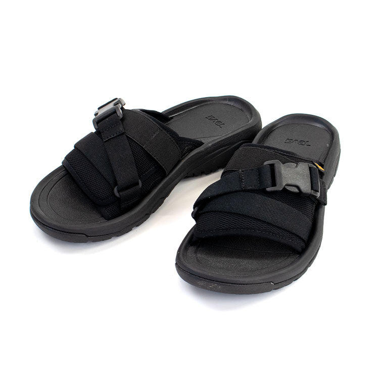 テバ ハリケーン ヴァージ スライド サンダル メンズ シューズ ブラック TEVA Hurricane Verge Slide 1136230-BLK