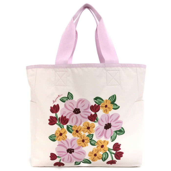 LeSportsac レスポートサック トートバッグ 1254 LG REVERSIBLE TOTE HC36 PINK BLOOMS TOTE [並行輸入商品]