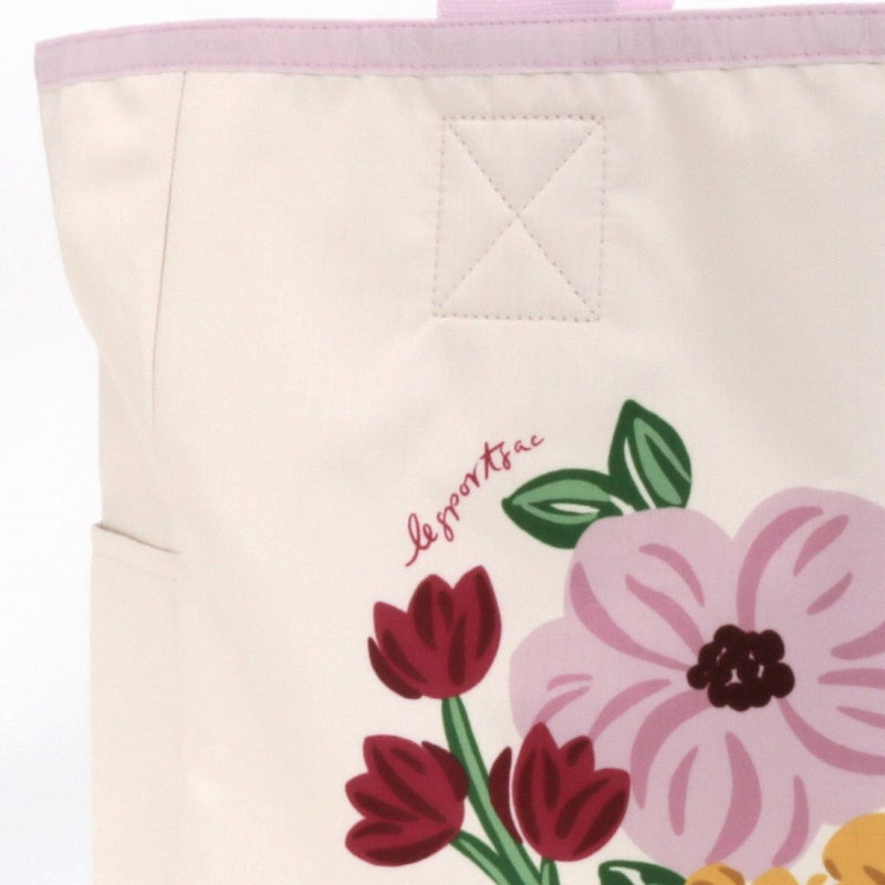 LeSportsac レスポートサック トートバッグ 1254 LG REVERSIBLE TOTE HC36 PINK BLOOMS TOTE [並行輸入商品]