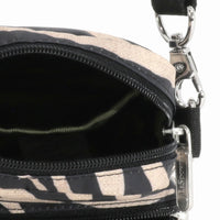 LeSportsac レスポートサック ショルダーバッグ 1301 Mini Phone Bag HC94 RAFFIA ZEBRA