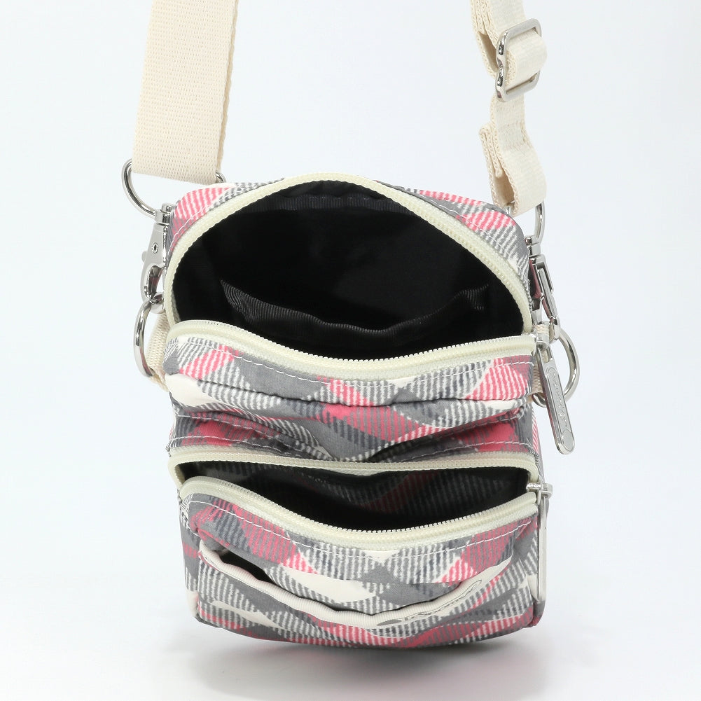 LeSportsac レスポートサック ショルダーバッグ 1301 Mini Phone Bag HD41 SEAMLESS TARTAN