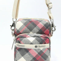 LeSportsac レスポートサック ショルダーバッグ 1301 Mini Phone Bag HD41 SEAMLESS TARTAN