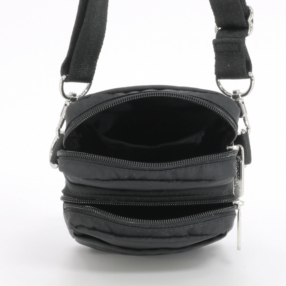 LeSportsac レスポートサック ショルダーバッグ 1301 Mini Phone Bag R086 RECYCLED BLACK