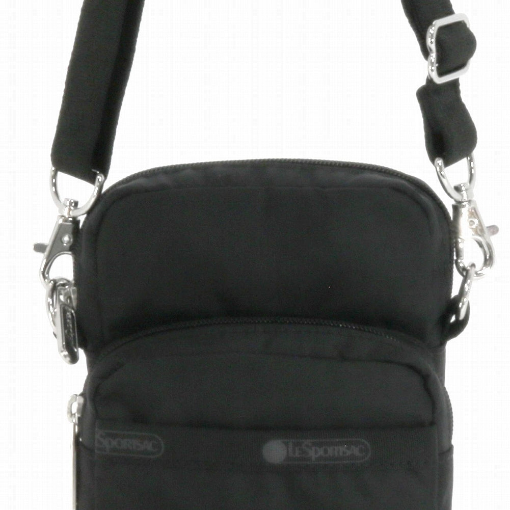 LeSportsac レスポートサック ショルダーバッグ 1301 Mini Phone Bag R086 RECYCLED BLACK