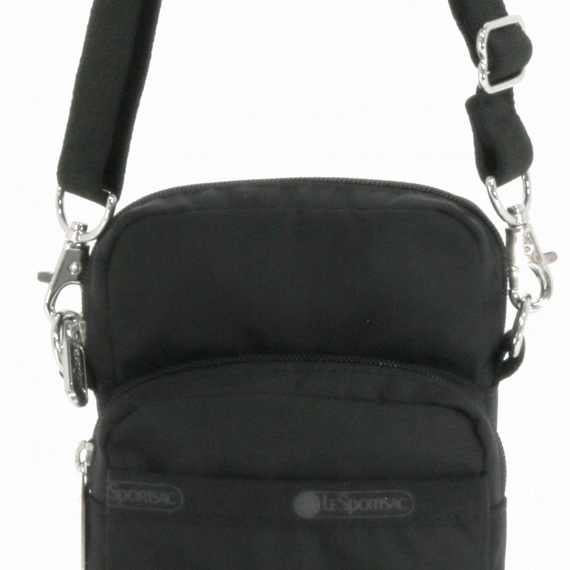 LeSportsac レスポートサック ショルダーバッグ 1301 Mini Phone Bag R086 RECYCLED BLACK