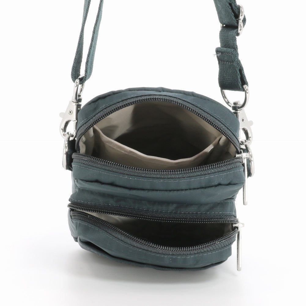 LeSportsac レスポートサック ショルダーバッグ 1301 Mini Phone Bag R190 MIDNIGHT GREEN