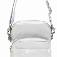 LeSportsac レスポートサック ショルダーバッグ 1301 Mini Phone Bag RA15 Pearl Gray [並行輸入商品]