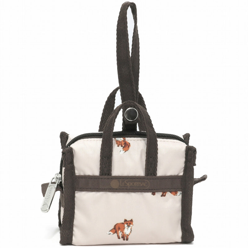 LeSportsac レスポートサック チャームポーチ 1611 MICRO WEEKENDER CHARM HD49 DASHING FOXES