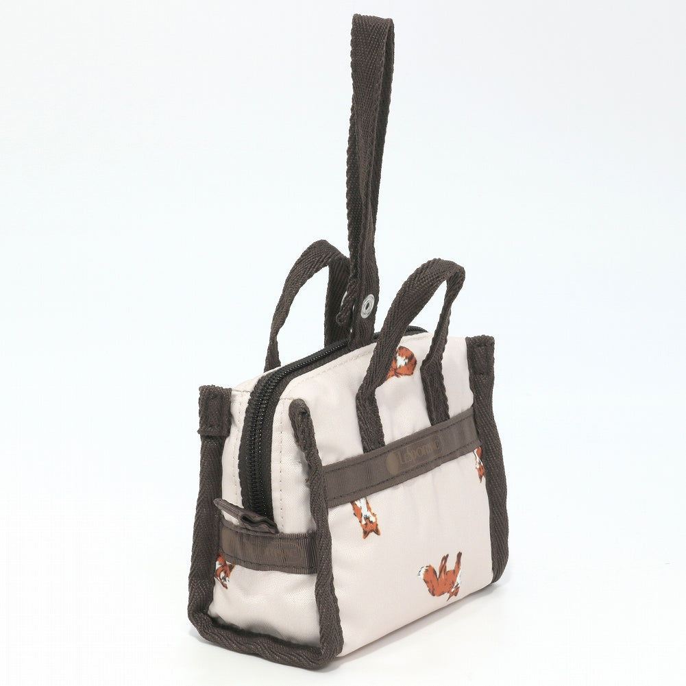 LeSportsac レスポートサック チャームポーチ 1611 MICRO WEEKENDER CHARM HD49 DASHING FOXES