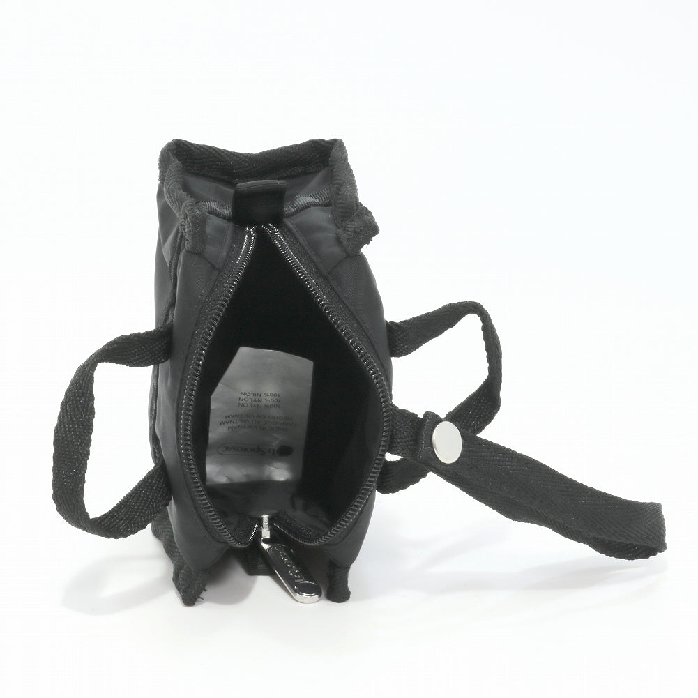 LeSportsac レスポートサック チャームポーチ 1611 MICRO WEEKENDER CHARM R086 RECYCLED BLACK