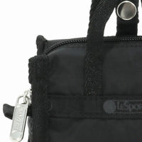 LeSportsac レスポートサック チャームポーチ 1611 MICRO WEEKENDER CHARM R086 RECYCLED BLACK
