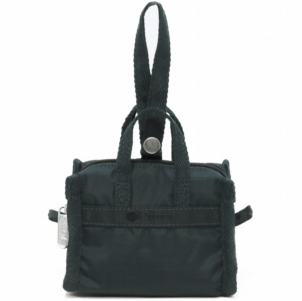 LeSportsac レスポートサック チャームポーチ 1611 MICRO WEEKENDER CHARM R190 MIDNIGHT GREEN