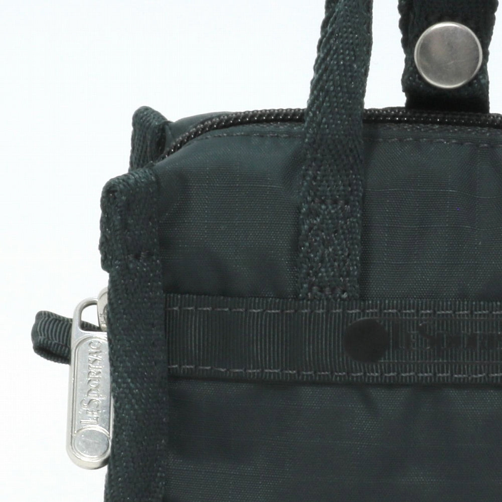LeSportsac レスポートサック チャームポーチ 1611 MICRO WEEKENDER CHARM R190 MIDNIGHT GREEN