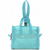 LeSportsac レスポートサック チャームポーチ 1611 MICRO WEEKENDER CHARM RA08 PALE TURQUOISE