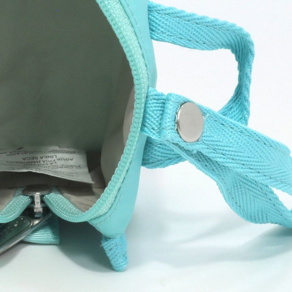 LeSportsac レスポートサック チャームポーチ 1611 MICRO WEEKENDER CHARM RA08 PALE TURQUOISE