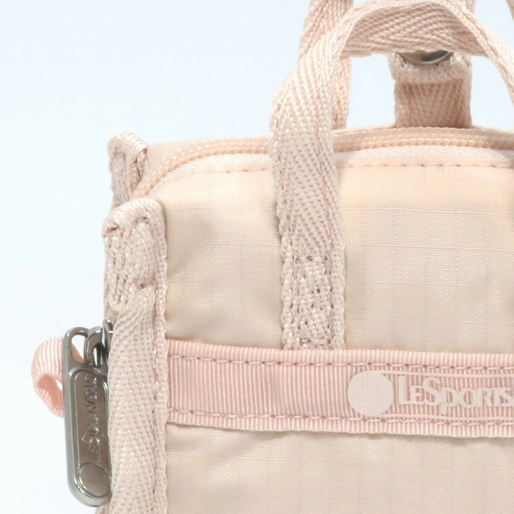 LeSportsac レスポートサック チャームポーチ 1611 MICRO WEEKENDER CHARM RA09 PEACH BLUSH