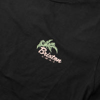 BRIXTON LEISURE S/S TLRT テイラードフィット BLACK 100%綿 Tシャツ (16917)