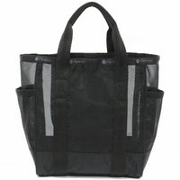 LeSportsac レスポートサック トートバッグ 1815 SHEER MED OPEN TOTE LD55 BLACK SHEER