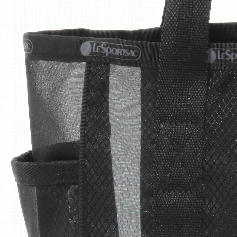 LeSportsac レスポートサック トートバッグ 1815 SHEER MED OPEN TOTE LD55 BLACK SHEER
