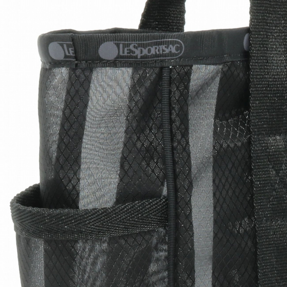LeSportsac レスポートサック トートバッグ 1815 SHEER MED OPEN TOTE LD55 BLACK SHEER