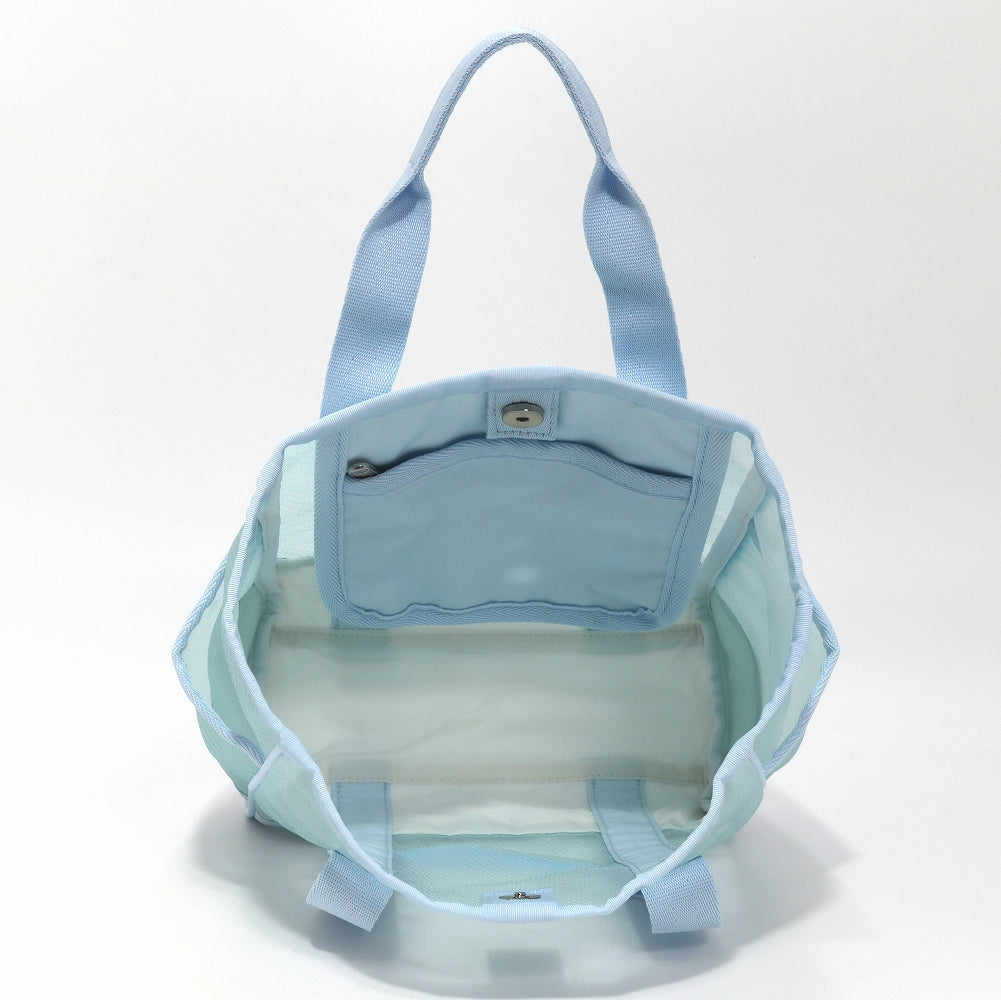 LeSportsac レスポートサック トートバッグ 1815 SHEER MED OPEN TOTE LD56 ICE BLUE SHEER