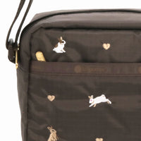 LeSportsac レスポートサック ショルダーバッグ 2434 DANIELLA CROSSBODY HD84 BUNNY EMBROIDERY