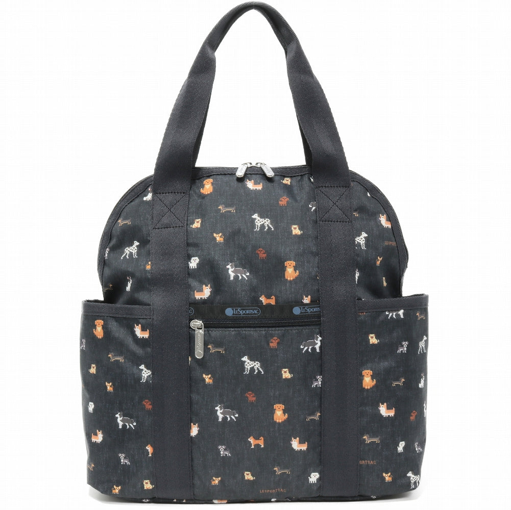 LeSportsac レスポートサック リュックサック 2442 DOUBLE TROUBLE BACKPACK HF44 WOOF WONDERLAND