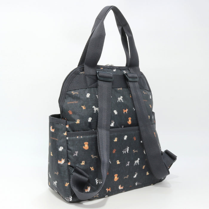 LeSportsac レスポートサック リュックサック 2442 DOUBLE TROUBLE BACKPACK HF44 WOOF WONDERLAND