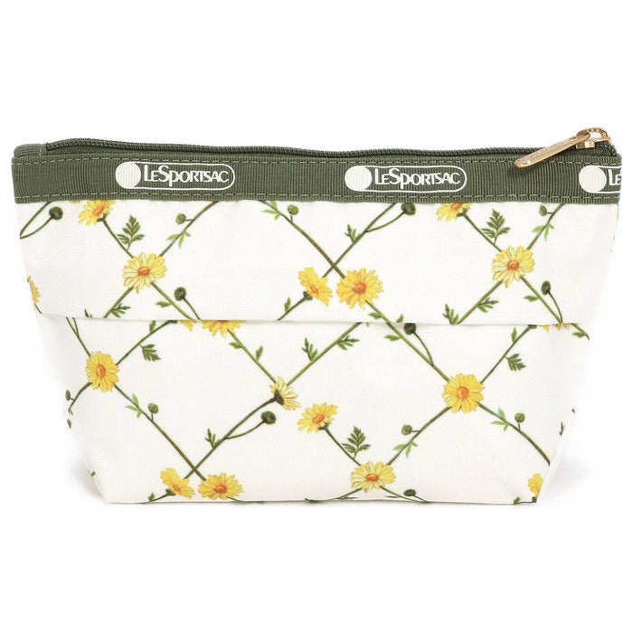 LeSportsac レスポートサック ポーチ 2724 SMALL SLOAN COSMETIC HC11 DAISY CROSS ECRU