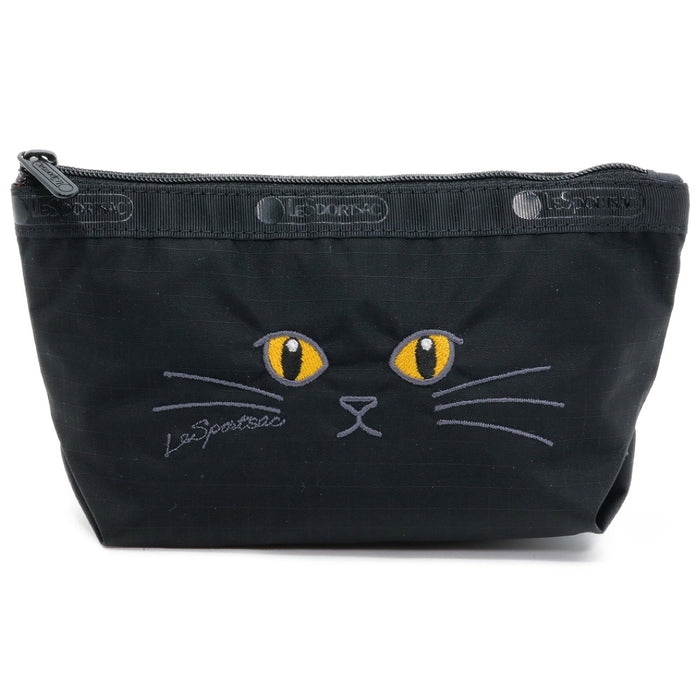 LeSportsac レスポートサック ポーチ 2724 SMALL SLOAN COSMETIC HD81 BLACK CATS EMBROIDERY [並行輸入商品]