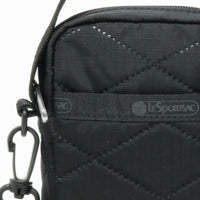 LeSportsac レスポートサック ショルダーバッグ 3505 MINI PHONE CROSSBODY HE62 Black Cross Deboss