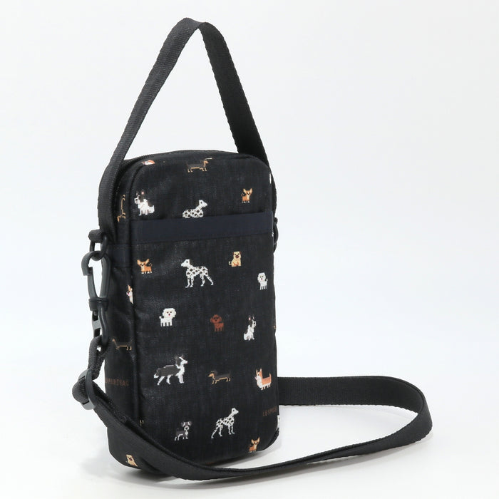 LeSportsac レスポートサック ショルダーバッグ 3505 MINI PHONE CROSSBODY HF44 WOOF WONDERLAND