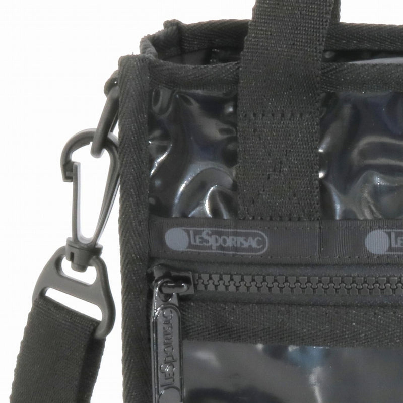 LeSportsac レスポートサック ショルダーバッグ 3714 MINI N/S TOTE M135 BLACK SHINE