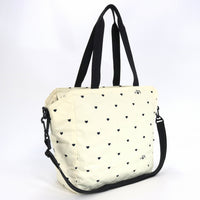 LeSportsac レスポートサック ショルダーバッグ 3802 EVER TOTE U276 NAVY SWISS HEART