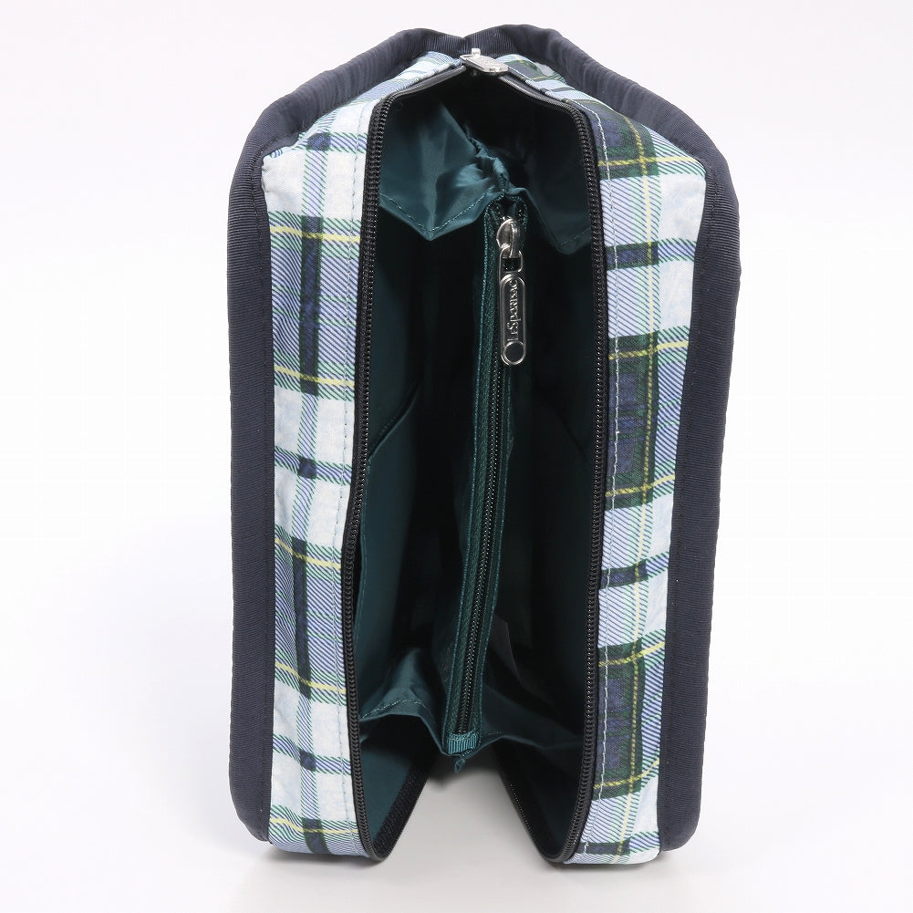 LeSportsac レスポートサック ポーチ 3819 TECH ORGANIZER U298 DEEP BLUE TARTAN