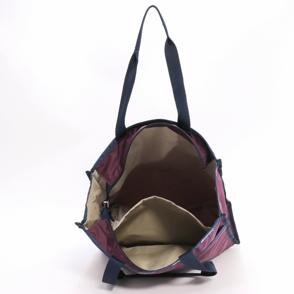 LeSportsac レスポートサック トートバッグ 3847 LG BOOK TOTE R097 GRAPE WINE