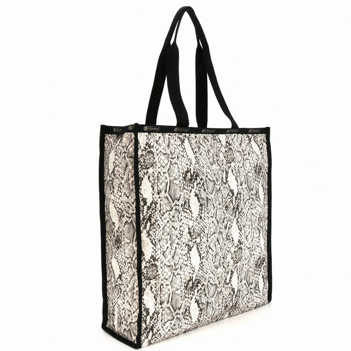 LeSportsac レスポートサック トートバッグ 3847 LG BOOK TOTE U275 CLASSIC PYTHON IVORY [並行輸入商品]