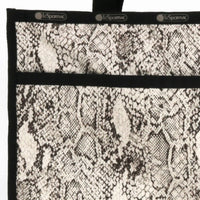 LeSportsac レスポートサック トートバッグ 3847 LG BOOK TOTE U275 CLASSIC PYTHON IVORY [並行輸入商品]
