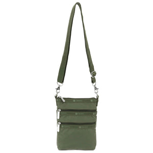 LeSportsac レスポートサック ショルダーバッグ 4007 3 ZIP CROSSBODY C439 OLIVE