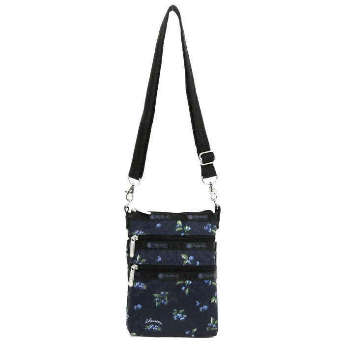 LeSportsac レスポートサック ショルダーバッグ 4007 3 ZIP CROSSBODY HD43 VERY BERRY