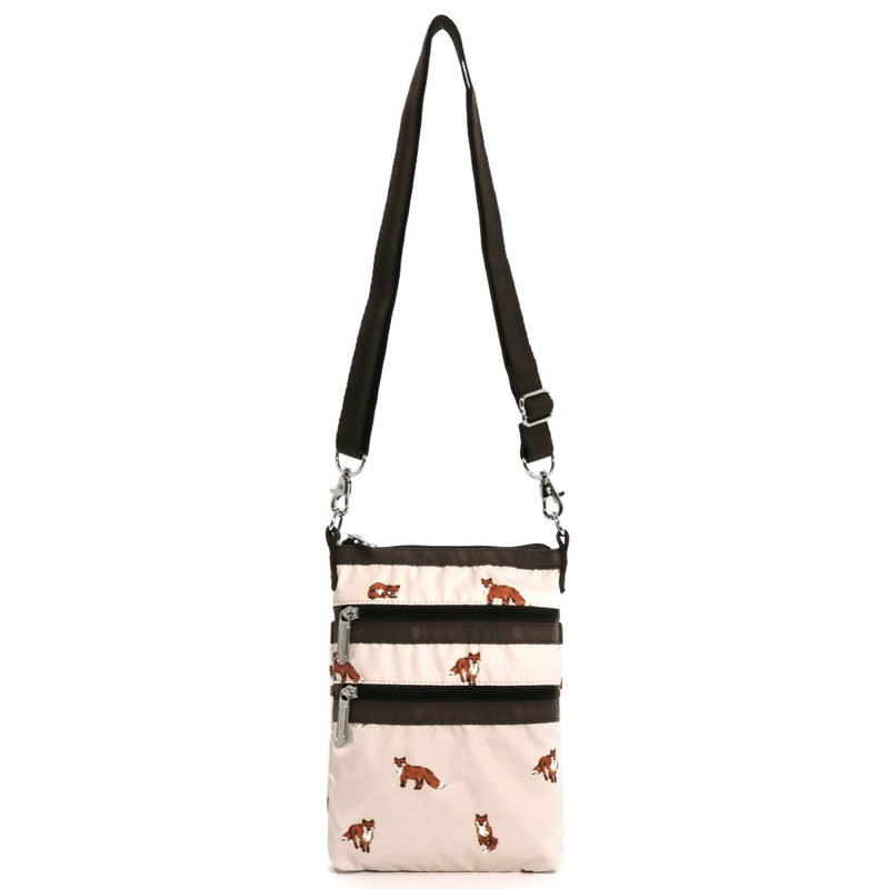 LeSportsac レスポートサック ショルダーバッグ 4007 3 ZIP CROSSBODY HD49 DASHING FOXES