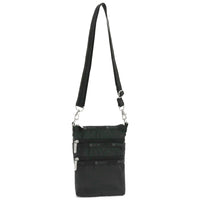 LeSportsac レスポートサック ショルダーバッグ 4007 3 ZIP CROSSBODY R086 RECYCLED BLACK