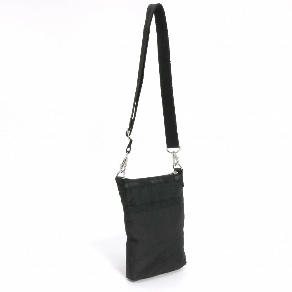 LeSportsac レスポートサック ショルダーバッグ 4007 3 ZIP CROSSBODY R086 RECYCLED BLACK