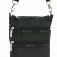 LeSportsac レスポートサック ショルダーバッグ 4007 3 ZIP CROSSBODY R086 RECYCLED BLACK