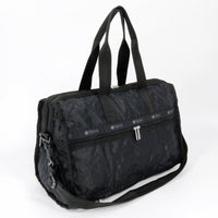 LeSportsac レスポートサック ボストンバッグ 4318 DELUXE MED WEEKENDER E845 MONOGRAM JACQUARD BLACK